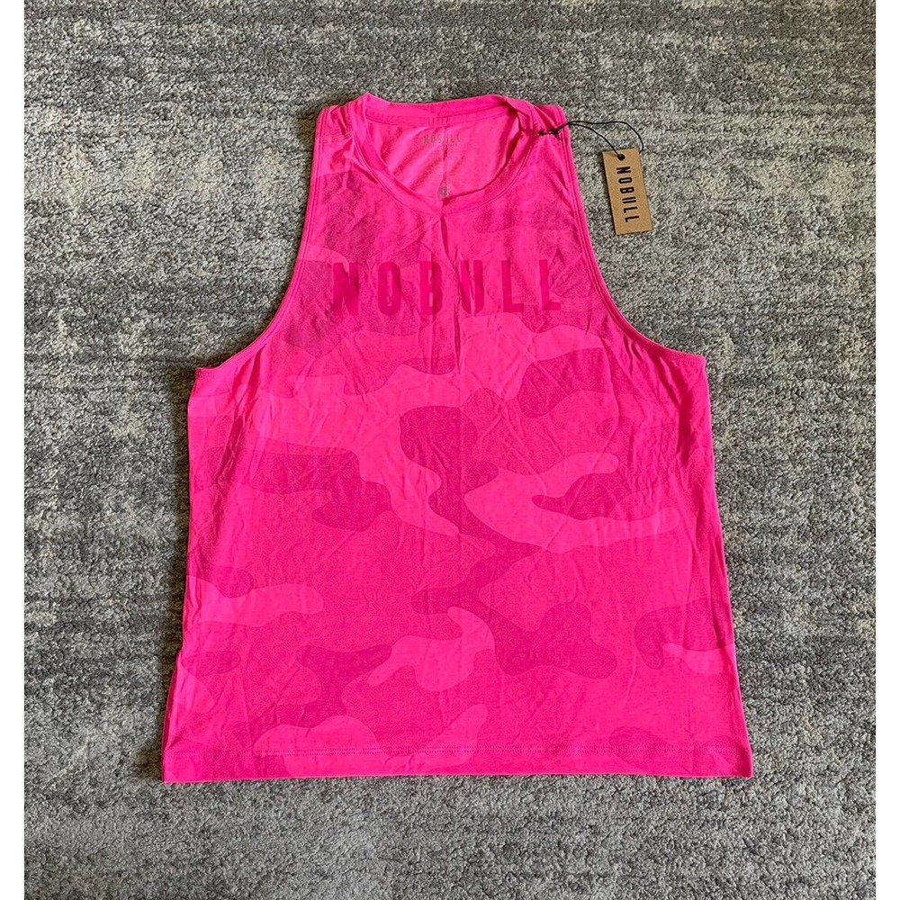 NOBULL Hot Pink Camo Tank Top